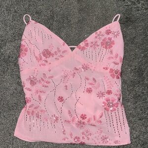 Peppermayo Kamilla Sequin Cami Top